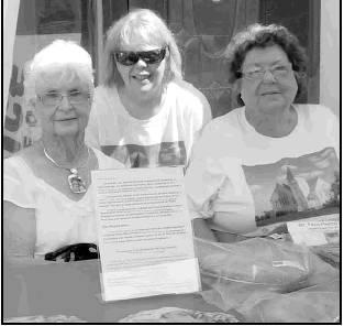 Mildred Wilson, Anna Polster and Karen Prentice were also at the Market on Main.