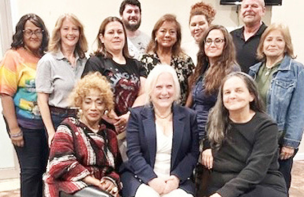 Members of the 2026 Christmas in Marlin Committee L-R Front row: Rhonda Milton, Mayor Susan Byrd, Melissa Mahoney; Second row: Elizabeth Richardson, Chelleye Crow, Jennifer Rosas-Williams, Letitia Estep, Shara Hance, Olga Rosas; Third row: Danny Hance, Al