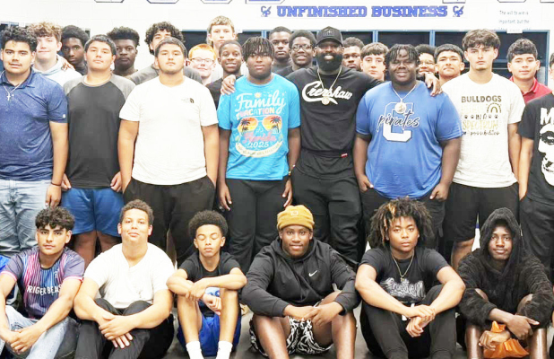 Former NFL cornerback Matterral Richardson paid a visit to Chilton last week, meeting with some young athletes in the Chilton ISD football program. Richardson is a former professional American football player. After a standout collegiate career with the A