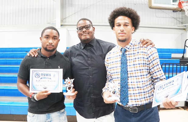 X’Zavion Taylor and Marneko Thomas were named Mr. Football. Taylor made the all-state second team as a linebacker, and Thomas made the all-state first team as a punter. Photos From Chilton ISD Facebook