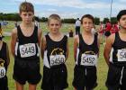 Rosebud-Lott’s varsity boys cross-country team competed in the Robinson High School Invitational 2025 last Thursday, finishing 10th out of 17 teams. Pictured left to right are MIcah Portillo (6877) kneeling, Parker Peters (6881), Angel Rodriguez (6879),