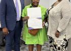 Marlin ISD Lone Star Governance recipients were recognized during the Sept. 8 meeting. Student of the Month -3rd grader Rayden Guillory and Teacher of the Month-Jazzmine Thomas. Also pictured Norman Jones, Acting Superintendent and Tamika Washington, Dire Marlin ISD Lone Star Governance recipients were recognized during the Sept. 8 meeting. Student of the Month -3rd grader Rayden Guillory and Teacher of the Month-Jazzmine Thomas. Also pictured Norman Jones, Acting Superintendent and Tamika Washington, Dire
