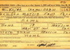 Registration for World War II, page 1 Registration for World War II, page 1