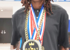 Zanovia Coleman was named Ms. Track alongside Mariyah Suiters and Yarida DeLeon.