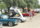 Cars on display at the annual car show. Photo by Guy Clemmons
