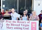 Anthony Roppolo led Rosary “asking God to save America. Contributed photo/Letitia Estep
