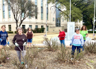 Pruning the roses Falls County Courthouse Memorial Garden rose bushes were Chelleye Crow, Terry Glover, Angel Butler, Olga Rosas, Samenthia Milnes, and Letitia Estep. Photograph by Falls County Judge Jay Elliott Pruning the roses Falls County Courthouse Memorial Garden rose bushes were Chelleye Crow, Terry Glover, Angel Butler, Olga Rosas, Samenthia Milnes, and Letitia Estep. Photograph by Falls County Judge Jay Elliott