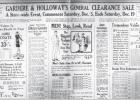 Check out these discount holiday prices from 100 years ago! These pages are from Marlin’s paper, The Daily Democrat, published on December 4, 1925. What I wouldn’t give for prices like those in today’s world. Photo from microfilm files at West Waco Check out these discount holiday prices from 100 years ago! These pages are from Marlin’s paper, The Daily Democrat, published on December 4, 1925. What I wouldn’t give for prices like those in today’s world. Photo from microfilm files at West Waco