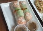 Shrimp spring roll, chicken satay and mango boba tea Photos by Alexandra Montoya Shrimp spring roll, chicken satay and mango boba tea Photos by Alexandra Montoya