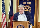 Rotarian Samuel Wright, a former US Navy JAG (Judge Advocate General) officer, on 1994 Uniformed Services Employment and Reemployment Rights Act (USERRA). Photograph by Jimi Lynn