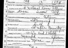 Registration for World War I, page 1 Registration for World War I, page 1