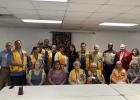 All members of the Marlin Lions club present at the meeting on June 23.