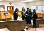 Corporal LaDarrin Davis, a former code enforcement officer for the City of Lancaster, was hired to Marlin PD and sworn into office last week. Submitted by the City of Marlin