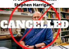 Photo by Matthew Strmiska, Graphic by Madison Mahoney "A Conversation with Stephen Harrigan,” has been canceled.