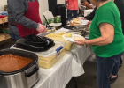 The serving line at the MMCA Dinner on Saturday was overflowing with food prepared by Milton Albright Catering.