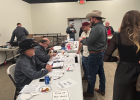 The serving line at the MMCA Dinner on Saturday was overflowing with food prepared by Milton Albright Catering.