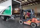 Texas A&M AgriLife Extension Service disaster assessment and recovery agent Asa Jillson loads personal protective equipment and other medical equipment to be distributed to first-responders and health care providers in Southwest Texas. (Texas A&M AgriLife Extension Service photo) 