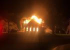 Mooreville United Methodist Church caught fire on Februaury 7, 2019.